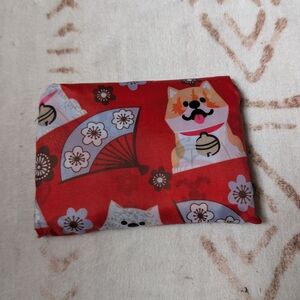 Shiba Inu Japanese Themed Reusable Bylon Tote